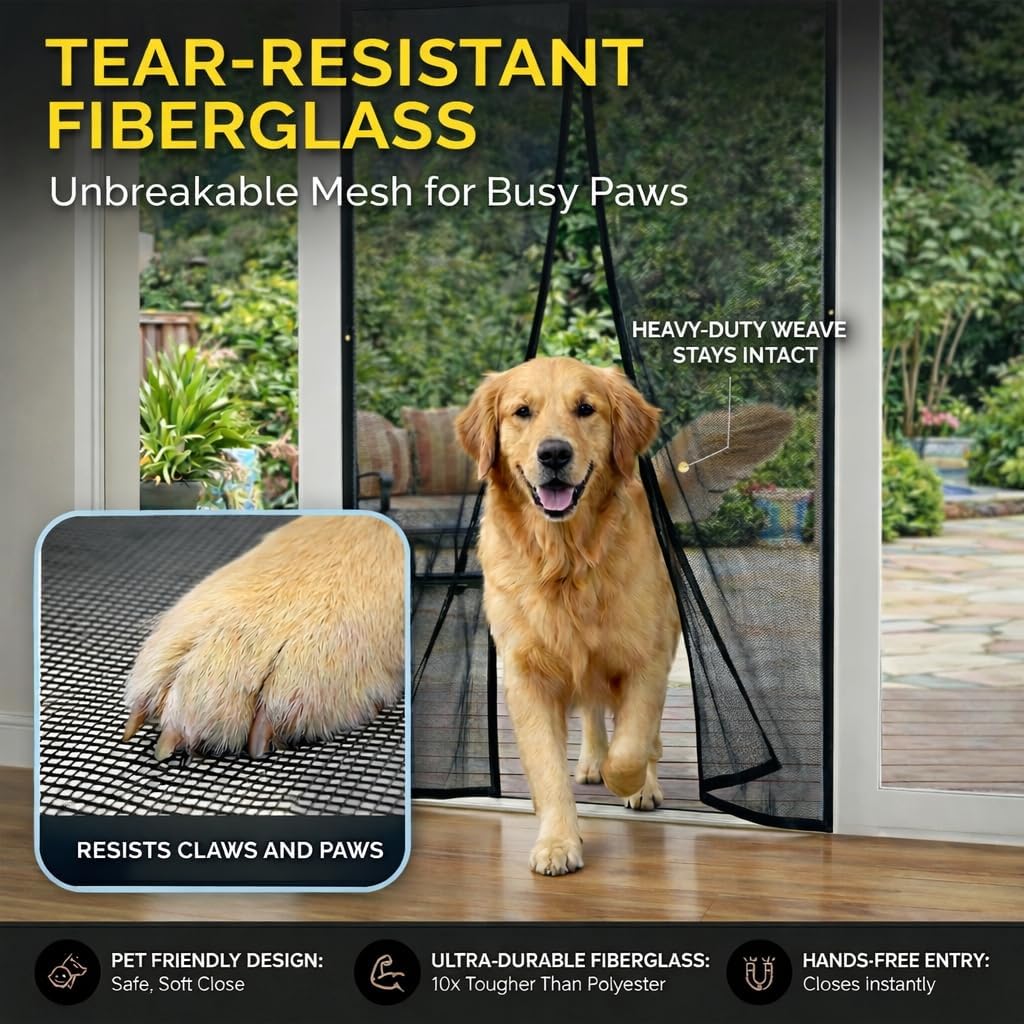 AUGO Magnetic Screen Door