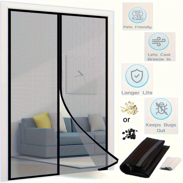 Quick Close Magnetic Screen Door