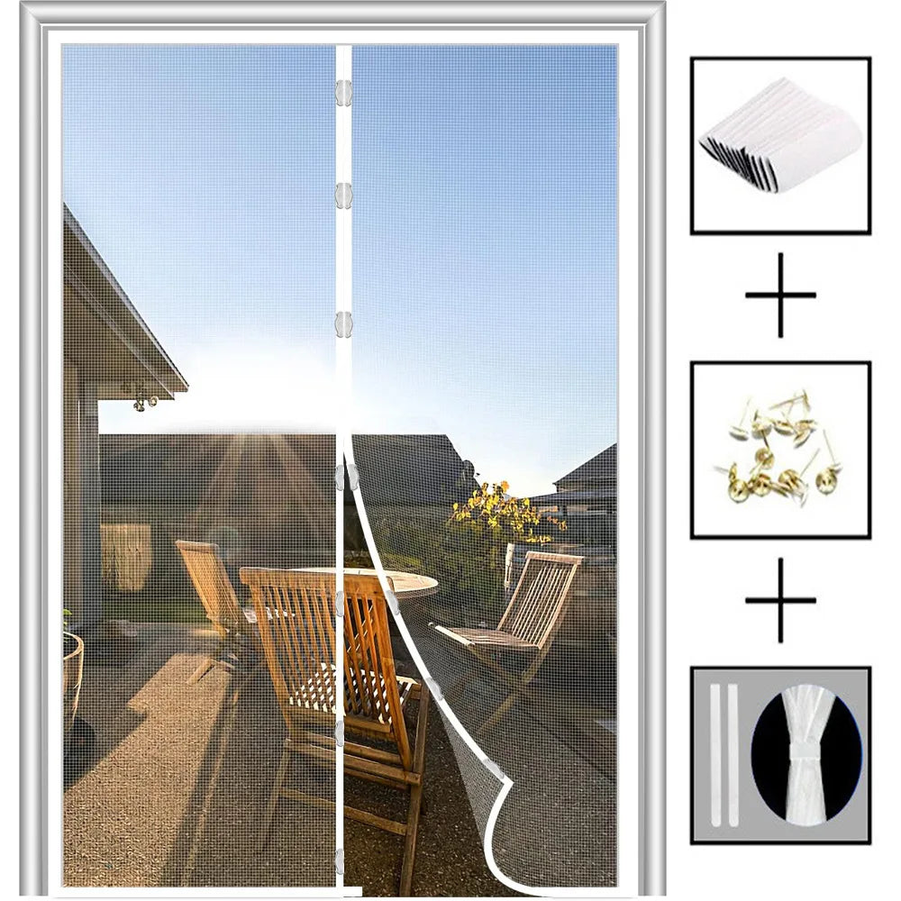 Quick Close Magnetic Screen Door